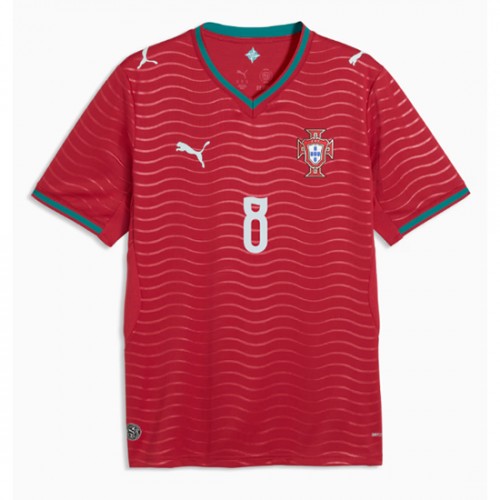 Portugalsko Domáci MS 2026 Bruno Fernandes #8 futbalové dresy Krátky Rukáv 2 Portugalsko Domáci MS 2026 Bruno Fernandes #8 futbalové dresy Krátky Rukáv – Obrázok 2