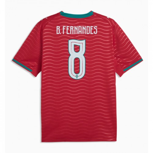 Portugalsko Domáci MS 2026 Bruno Fernandes #8 futbalové dresy Krátky Rukáv 1 Portugalsko Domáci MS 2026 Bruno Fernandes #8 futbalové dresy Krátky Rukáv