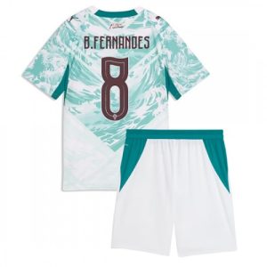 Detské Futbalové dresy Portugalsko Bruno Fernandes #8 Vonkajší MS 2026 Komplet