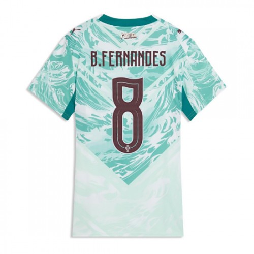 Futbalový Dres Portugalsko MS 2026 Bruno Fernandes #8 Vonkajší Ženy 1 Futbalový Dres Portugalsko MS 2026 Bruno Fernandes #8 Vonkajší Ženy
