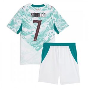 Detské Futbalové dresy Portugalsko Cristiano Ronaldo #7 Vonkajší MS 2026 Komplet