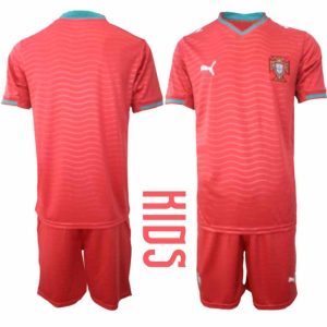 Fußballtrikots Portugal Heim-WM 2026 – Kindertrikots + Shorts