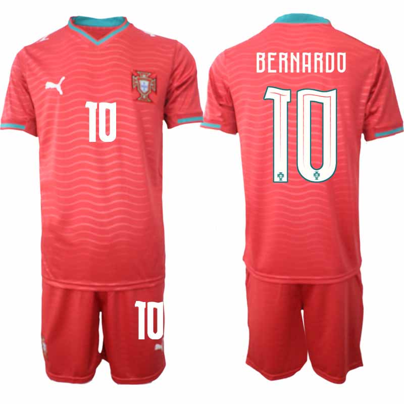 Fußball-Trikots Portugal Heim-WM 2026 – Bernardo Silva #10 Herren-Trikots + Shorts 2 Futbalový dresy Portugalsko Domáci MS 2026 – Bernardo Silva #10 Pánsky dresy + Šortky – Bild 2