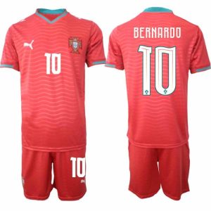 Fußballtrikots Portugal Heim-WM 2026 – Bernardo Silva #10 Herren-Trikots + Shorts