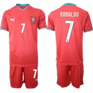Fußballtrikots Portugal Heim-WM 2026 – Cristiano Ronaldo #7 Herren-Trikots + Shorts