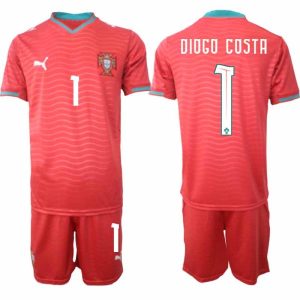 Fussballtrikots Portugal Heim-WM 2026 – Diogo Costa #1 Herren Trikots + Shorts