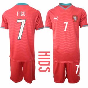 Fußballtrikot Portugal Heim-WM 2026 – Luís Figo #7 Kindertrikots + Shorts