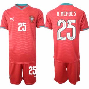 Fussballtrikot Portugal Heim-WM 2026 – Nuno Mendes #25 Herren-Trikots + Shorts