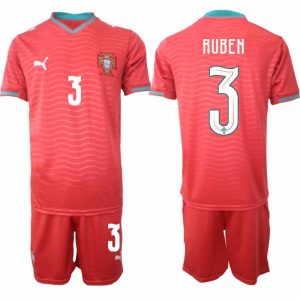 Fußball-Trikot Portugal Heim-WM 2026 – Rúben Dias #3 Herren-Trikots + Shorts
