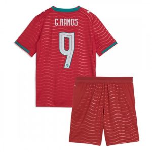 Detský Futbalový dres Portugalsko Goncalo Ramos #9 Domáci MS 2026 Komplet