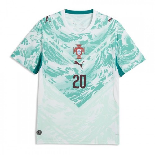Portugalsko Vonkajší MS 2026 Joao Cancelo #20 futbalové dresy Krátky Rukáv 2 Portugalsko Vonkajší MS 2026 Joao Cancelo #20 futbalové dresy Krátky Rukáv – Obrázok 2