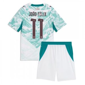 Detské Futbalové dresy Portugalsko Joao Felix #11 Vonkajší MS 2026 Komplet