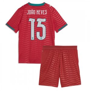 Detský Futbalový dres Portugalsko Joao Neves #15 Domáci MS 2026 Komplet