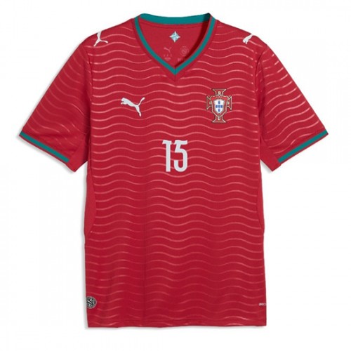 Portugalsko Domáci MS 2026 Joao Neves #15 futbalové dresy Krátky Rukáv 2 Portugalsko Domáci MS 2026 Joao Neves #15 futbalové dresy Krátky Rukáv – Obrázok 2