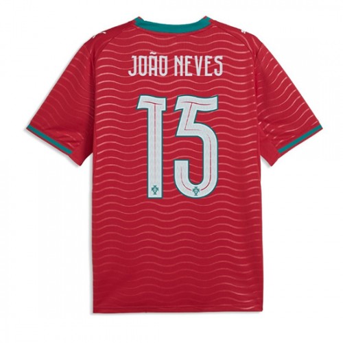 Portugalsko Domáci MS 2026 Joao Neves #15 futbalové dresy Krátky Rukáv 1 Portugalsko Domáci MS 2026 Joao Neves #15 futbalové dresy Krátky Rukáv