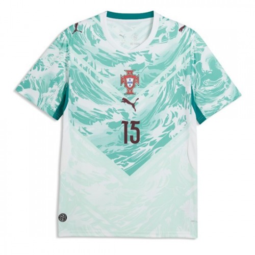 Portugalsko Vonkajší MS 2026 Joao Neves #15 futbalové dresy Krátky Rukáv 2 Portugalsko Vonkajší MS 2026 Joao Neves #15 futbalové dresy Krátky Rukáv – Obrázok 2