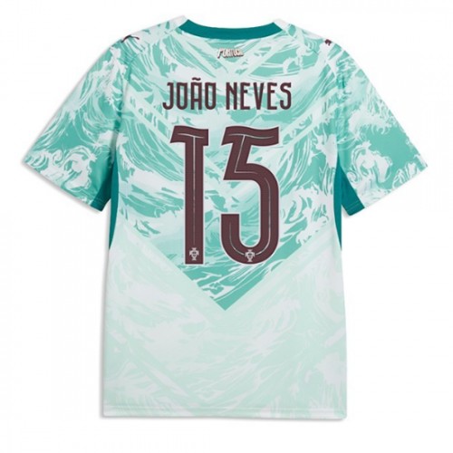 Portugalsko Vonkajší MS 2026 Joao Neves #15 futbalové dresy Krátky Rukáv 1 Portugalsko Vonkajší MS 2026 Joao Neves #15 futbalové dresy Krátky Rukáv