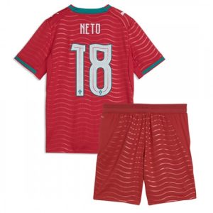 Detský Futbalový dres Portugalsko Pedro Neto #18 Domáci MS 2026 Komplet