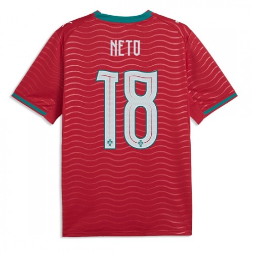 Portugalsko Domáci MS 2026 Pedro Neto #18 futbalové dresy Krátky Rukáv 1 Portugalsko Domáci MS 2026 Pedro Neto #18 futbalové dresy Krátky Rukáv