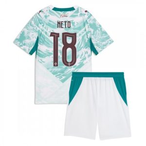 Detské Futbalové dresy Portugalsko Pedro Neto #18 Vonkajší MS 2026 Komplet