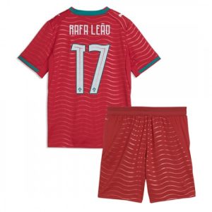 Detský Futbalový dres Portugalsko Rafael Leao #17 Domáci MS 2026 Komplet