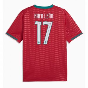 Portugalsko Domáci MS 2026 Rafael Leao #17 futbalové dresy Krátky Rukáv