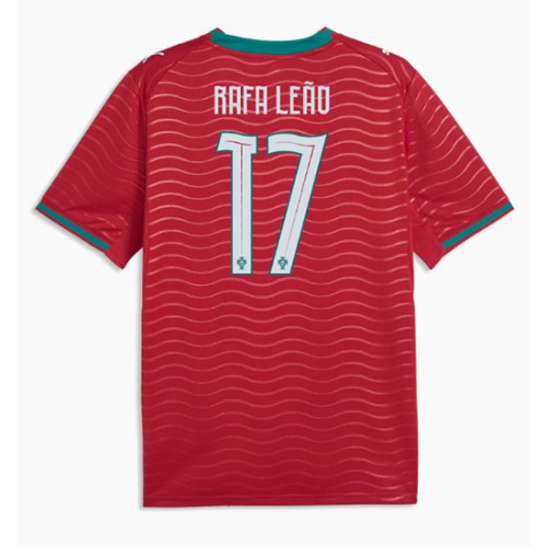 Portugalsko Domáci MS 2026 Rafael Leao #17 futbalové dresy Krátky Rukáv 1 Portugalsko Domáci MS 2026 Rafael Leao #17 futbalové dresy Krátky Rukáv