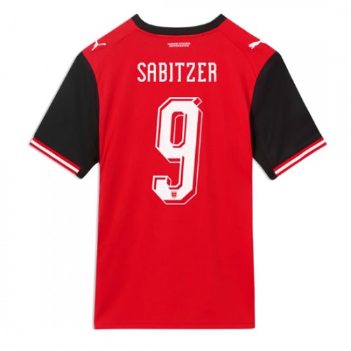 Futbalové dresy Rakúsko Domáci MS 2026 Marcel Sabitzer #9 1 Futbalové dresy Rakúsko Domáci MS 2026 Marcel Sabitzer #9