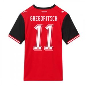 Futbalové dresy Rakúsko Domáci MS 2026 Michael Gregoritsch #11