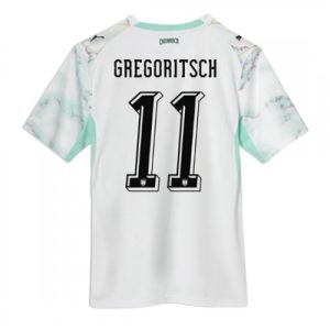Futbalové dresy Rakúsko Vonkajší MS 2026 Michael Gregoritsch #11 Ženy