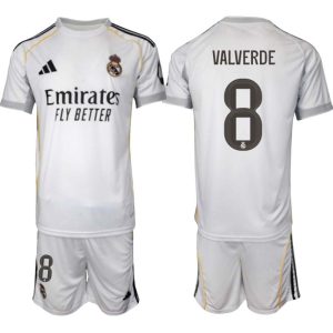 Futbalový komplet Real Madrid 2025/26 Domáci Pánsky – Federico Valverde #8