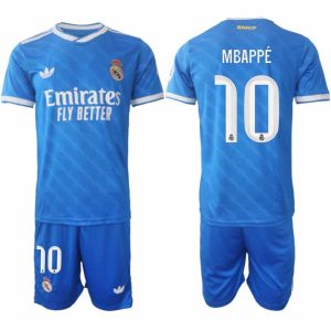 Futbalový komplet Real Madrid 2025/26 Tretí Pánsky Kylian Mbappé #10