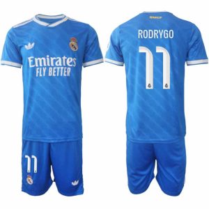 Home 21 Futbalový komplet Real Madrid 2025/26 Tretí Pánsky Rodrygo #11