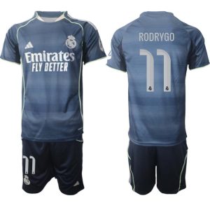 Home 3 Futbalový komplet Real Madrid 2025/26 Vonkajší Pánsky Rodrygo #11