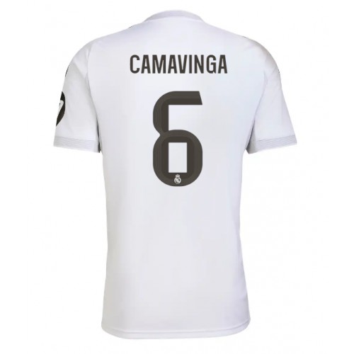 Real Madrid Eduardo Camavinga #6 Fußballtrikot 2025-26 Heim 1 Real Madrid Eduardo Camavinga #6 Fußballtrikot 2025-26 Heim