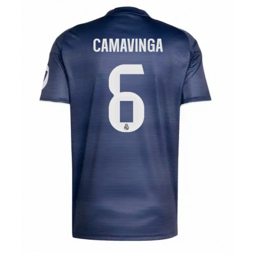Real Madrid Eduardo Camavinga #6 Futbalový dres 2025-26 Preč 1 Real Madrid Eduardo Camavinga #6 Voetbalshirt 2025-26 Vooruit