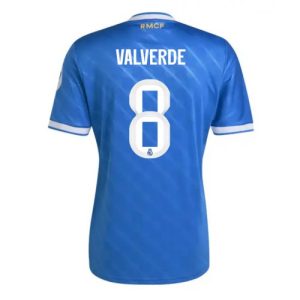 Real Madrid Federico Valverde #8 Futbalový dres 2025-26 Tretina