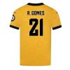 Fußballtrikots Wolves Rodrigo Gomes #21 2025/26 Herren Heim Kurzarm