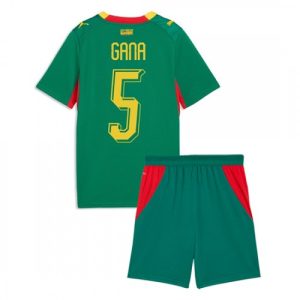 Detský Futbalový set Senegal Idrissa Gueye #5 Vonkajší MS 2026