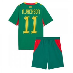 Detský Futbalový set Senegal Nicolas Jackson #11 Vonkajší MS 2026
