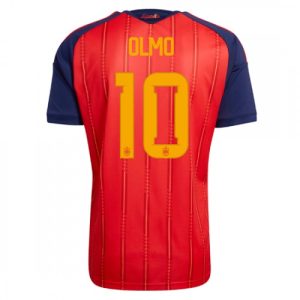 Španielsko futbalové dresy MS 2026 Domáci Dani Olmo #10