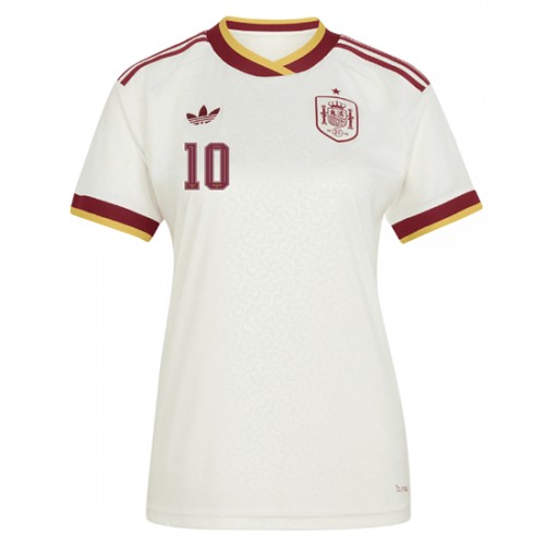 Ženy Futbalový Dres Španielsko MS 2026 Dani Olmo #10 Vonkajší 2 Ženy Futbalový Dres Španielsko MS 2026 Dani Olmo #10 Vonkajší – Obrázok 2