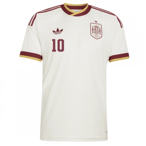 Španielsko futbalové dresy MS 2026 Dani Olmo #10 Vonkajší 2 Španielsko futbalové dresy MS 2026 Dani Olmo #10 Vonkajší – Obrázok 2