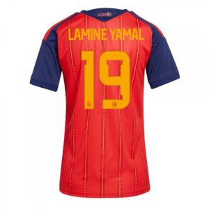 Ženy Futbalový Dres Španielsko MS 2026 Domáci Lamine Yamal #19