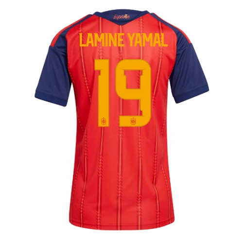 Ženy Futbalový Dres Španielsko MS 2026 Domáci Lamine Yamal #19 1 Ženy Futbalový Dres Španielsko MS 2026 Domáci Lamine Yamal #19