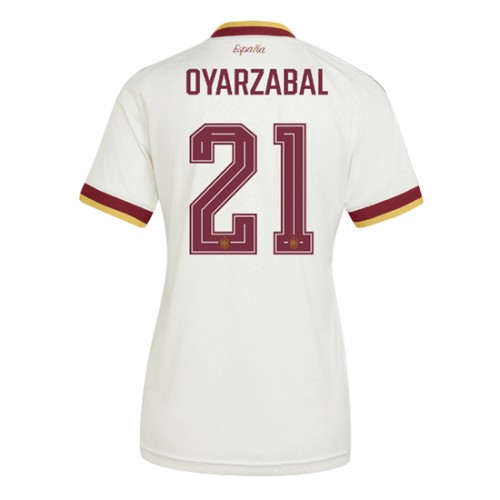 Ženy Futbalový Dres Španielsko MS 2026 Mikel Oyarzabal #21 Vonkajší 1 Ženy Futbalový Dres Španielsko MS 2026 Mikel Oyarzabal #21 Vonkajší