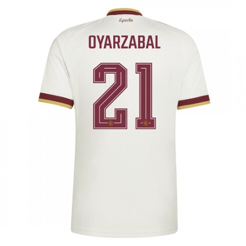 Španielsko futbalové dresy MS 2026 Mikel Oyarzabal #21 Vonkajší 1 Španielsko futbalové dresy MS 2026 Mikel Oyarzabal #21 Vonkajší