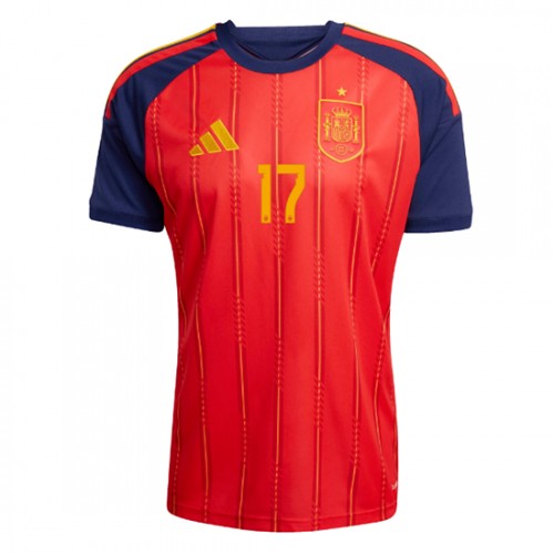 Španielsko futbalové dresy MS 2026 Domáci Nico Williams #17 2 Španielsko futbalové dresy MS 2026 Domáci Nico Williams #17 – Obrázok 2