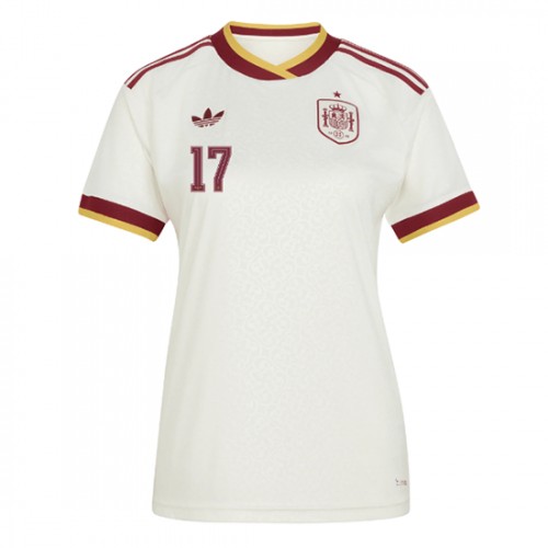 Ženy Futbalový Dres Španielsko MS 2026 Nico Williams #17 Vonkajší 2 Ženy Futbalový Dres Španielsko MS 2026 Nico Williams #17 Vonkajší – Obrázok 2