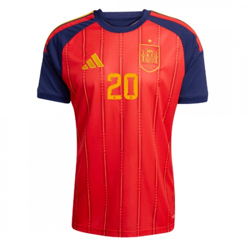 Španielsko futbalové dresy MS 2026 Domáci Pedri Gonzalez #20 2 Španielsko futbalové dresy MS 2026 Domáci Pedri Gonzalez #20 – Obrázok 2